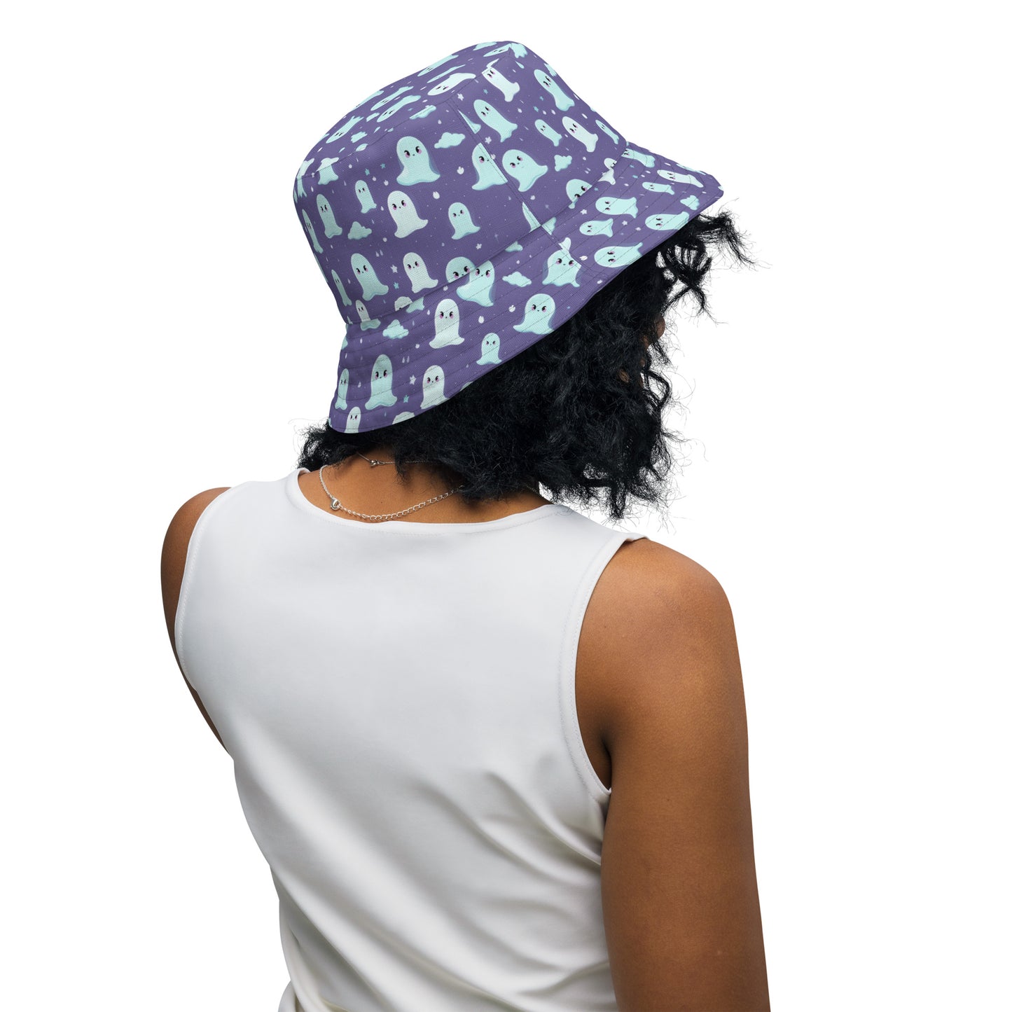 Duck and Ghosties Reversible Bucket Hat