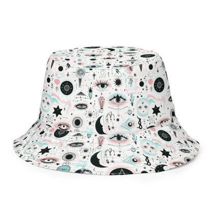 Gothic Symbology Reversible Bucket Hat