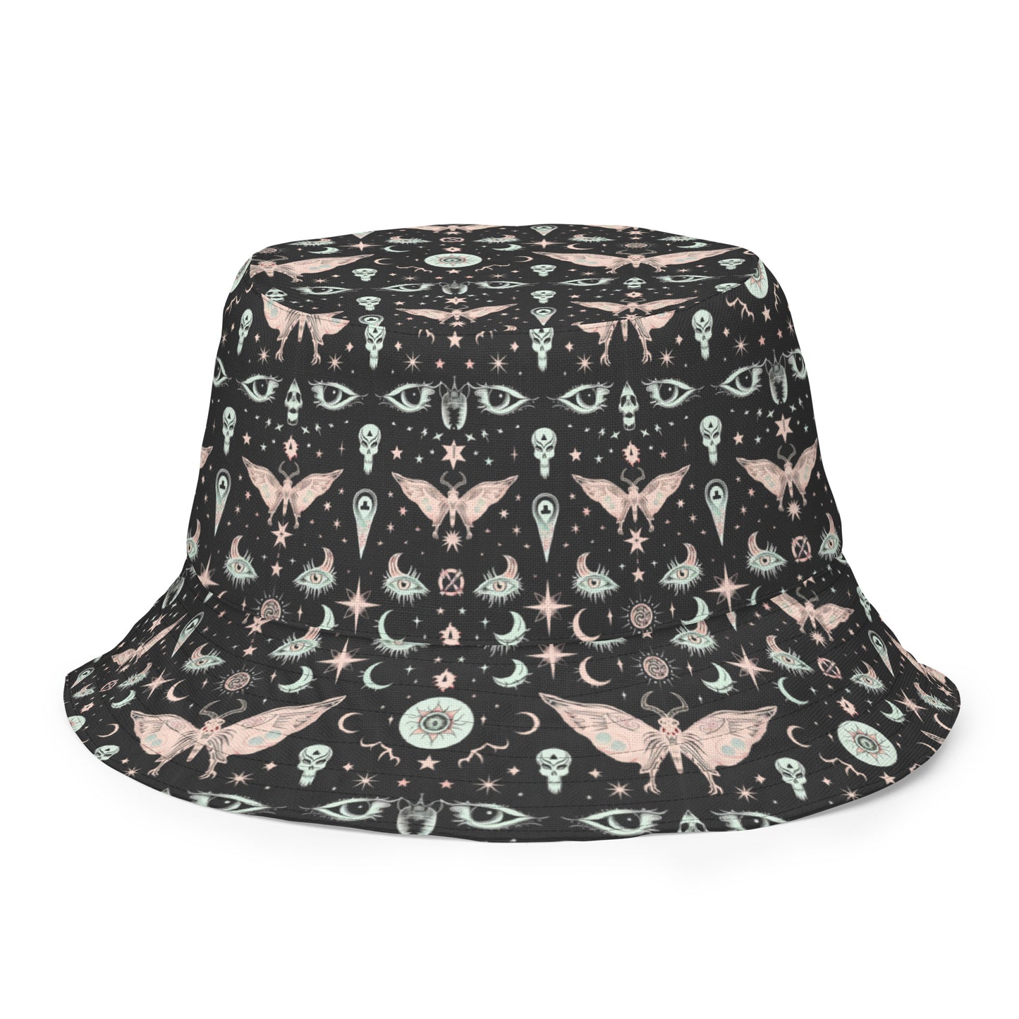 Gothic Symbology Reversible Bucket Hat