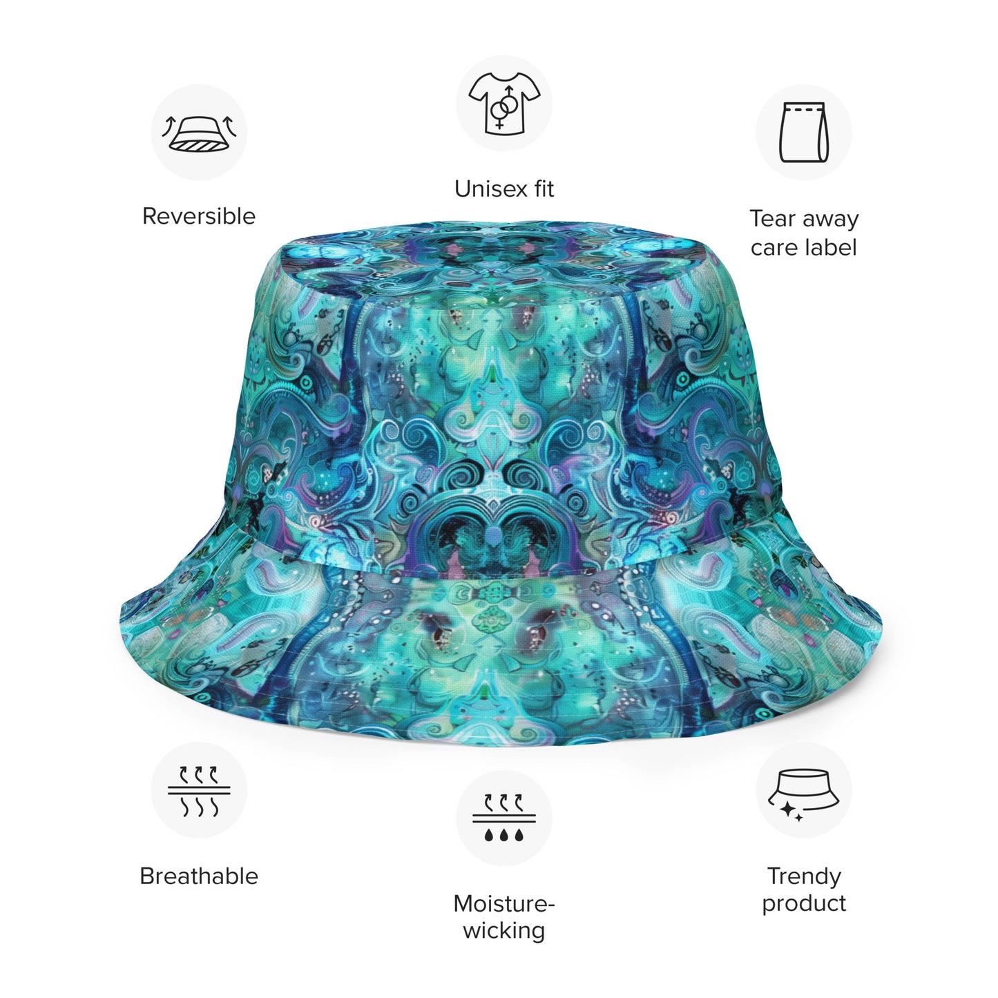 Egyptology Reversible Bucket Hat