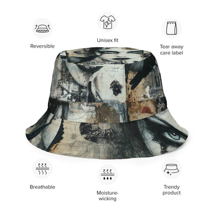 Goth Tarot Reversible Bucket Hat