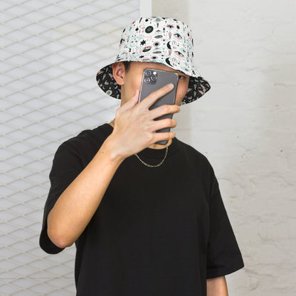 Gothic Symbology Reversible Bucket Hat