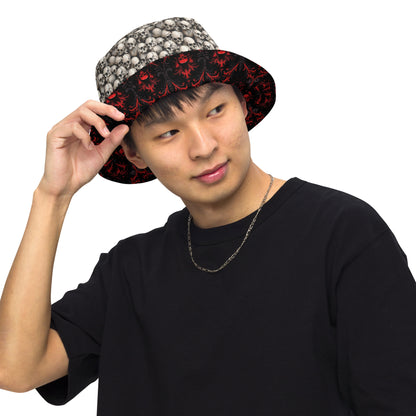 Skulls Reversible Bucket Hat