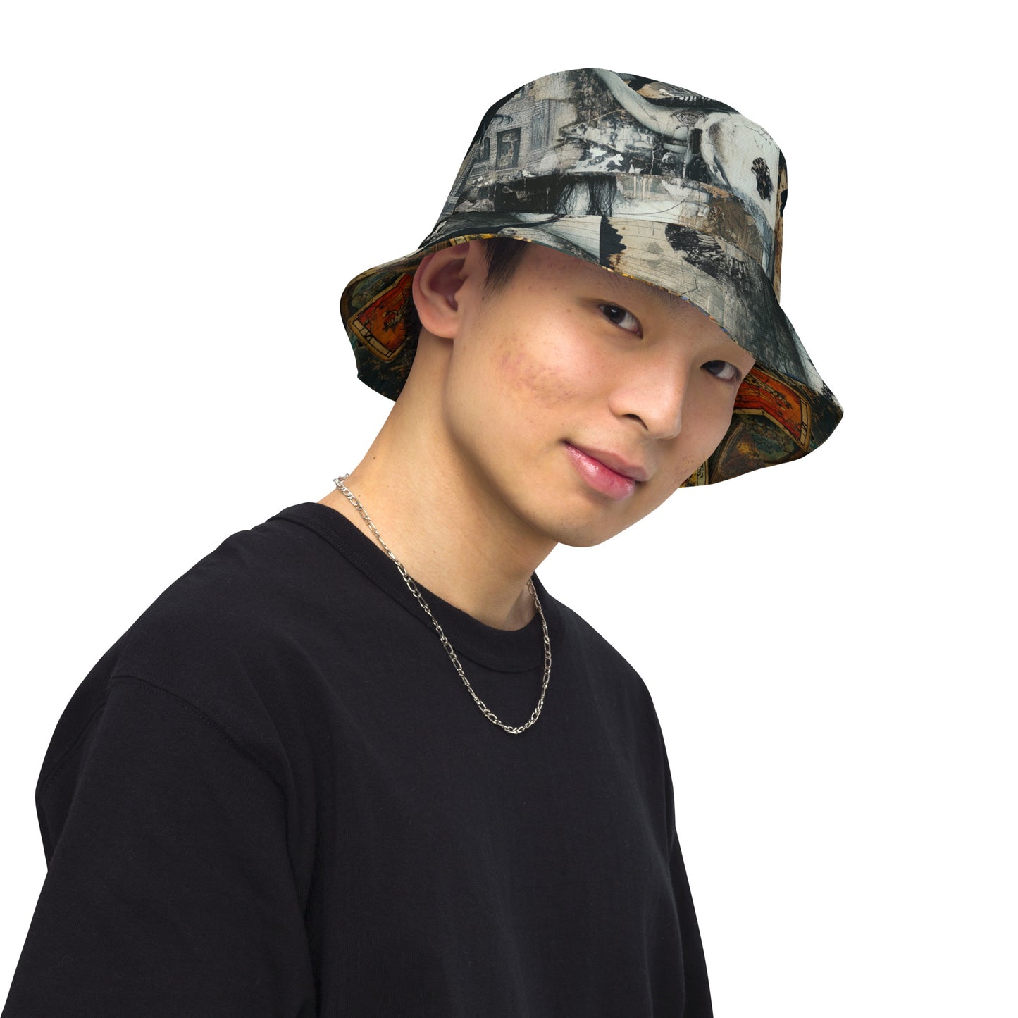 Goth Tarot Reversible Bucket Hat