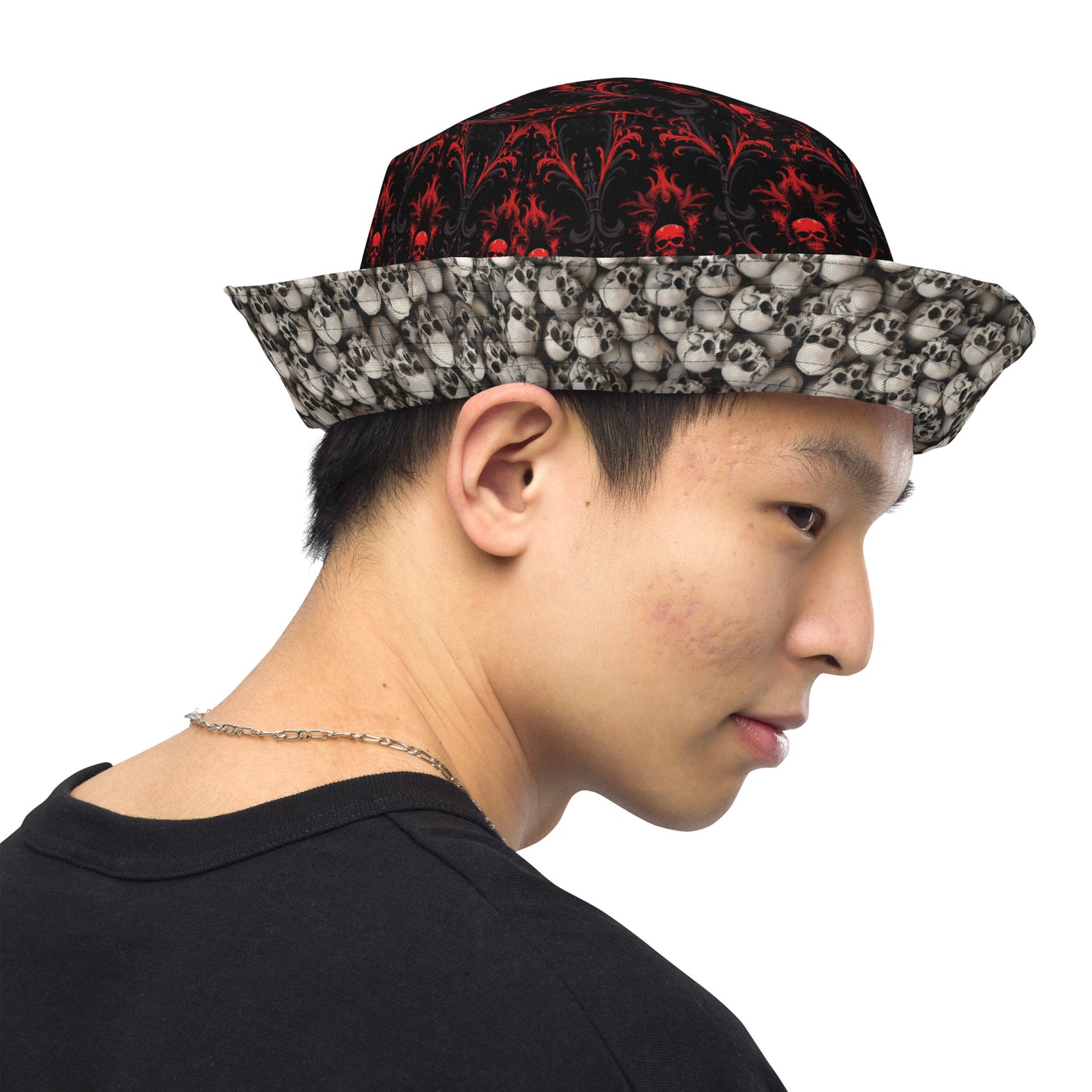 Skulls Reversible Bucket Hat