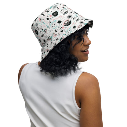 Gothic Symbology Reversible Bucket Hat