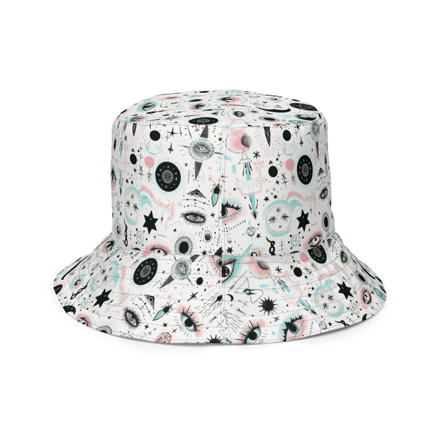 Gothic Symbology Reversible Bucket Hat