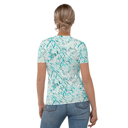 Elegant Scribbles Women's T-shirt