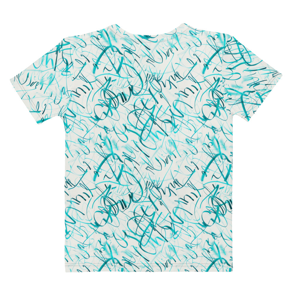 Elegant Scribbles Women's T-shirt