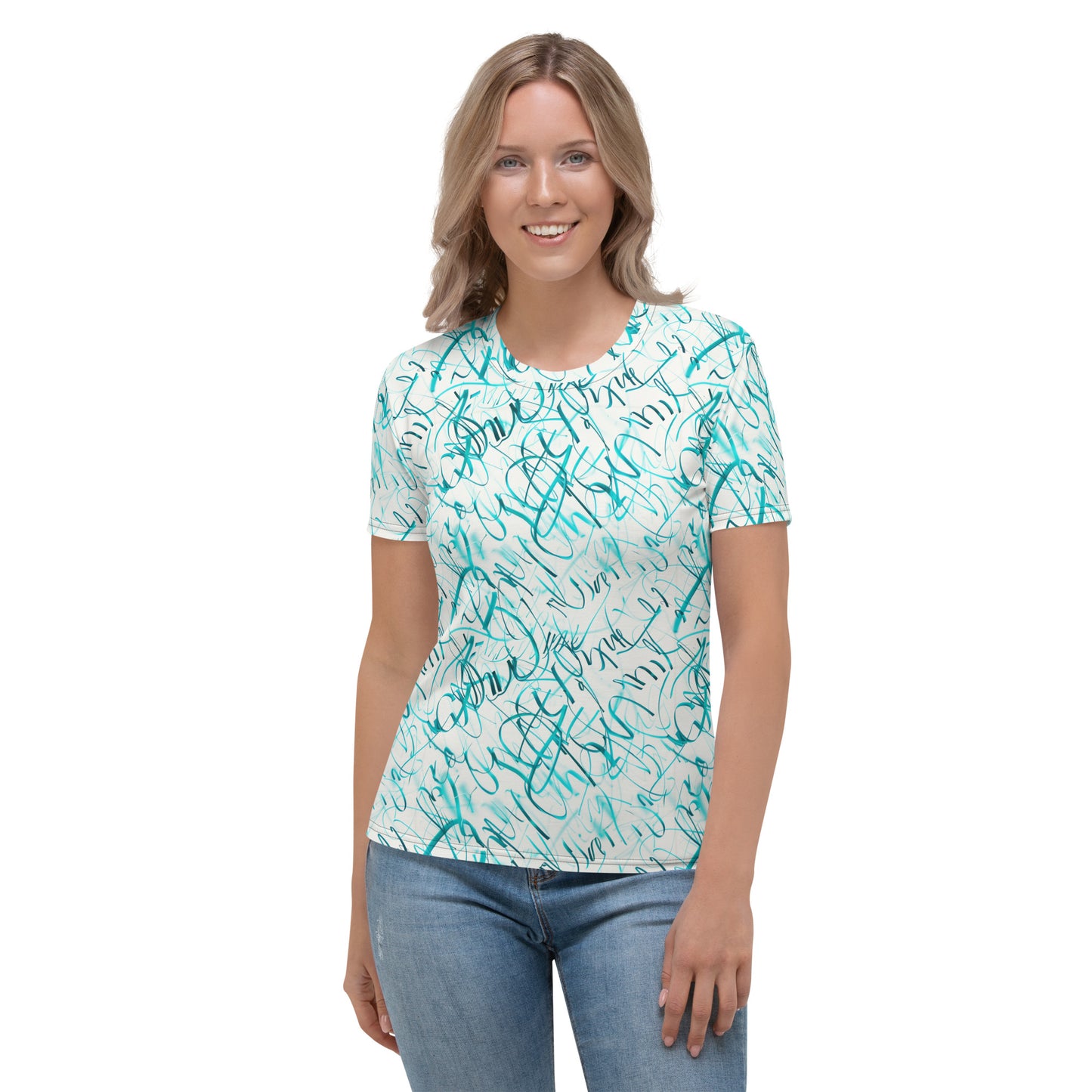 Elegant Scribbles Women's T-shirt