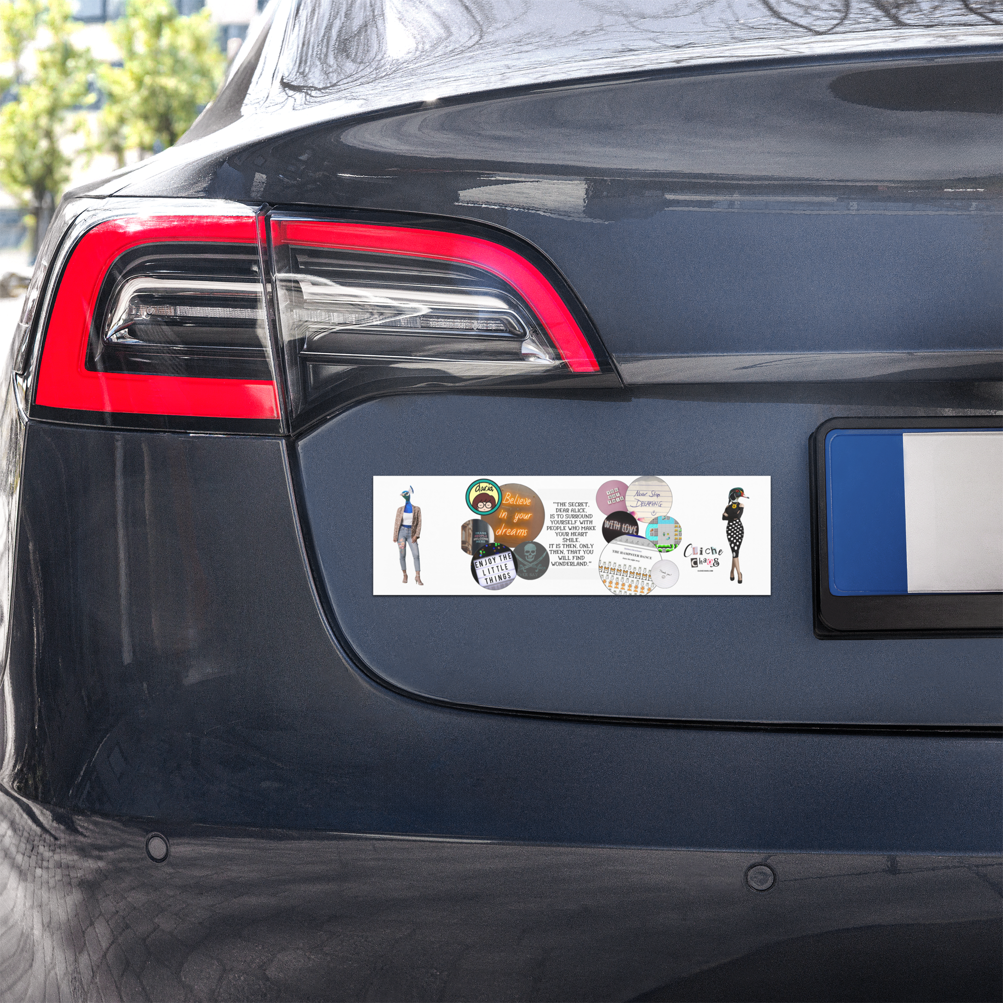Cliche Chaos Car Magnet