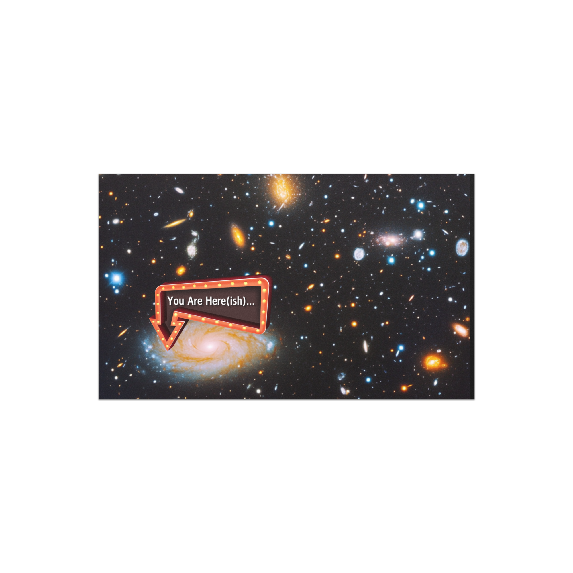You Are Here Car Magnet