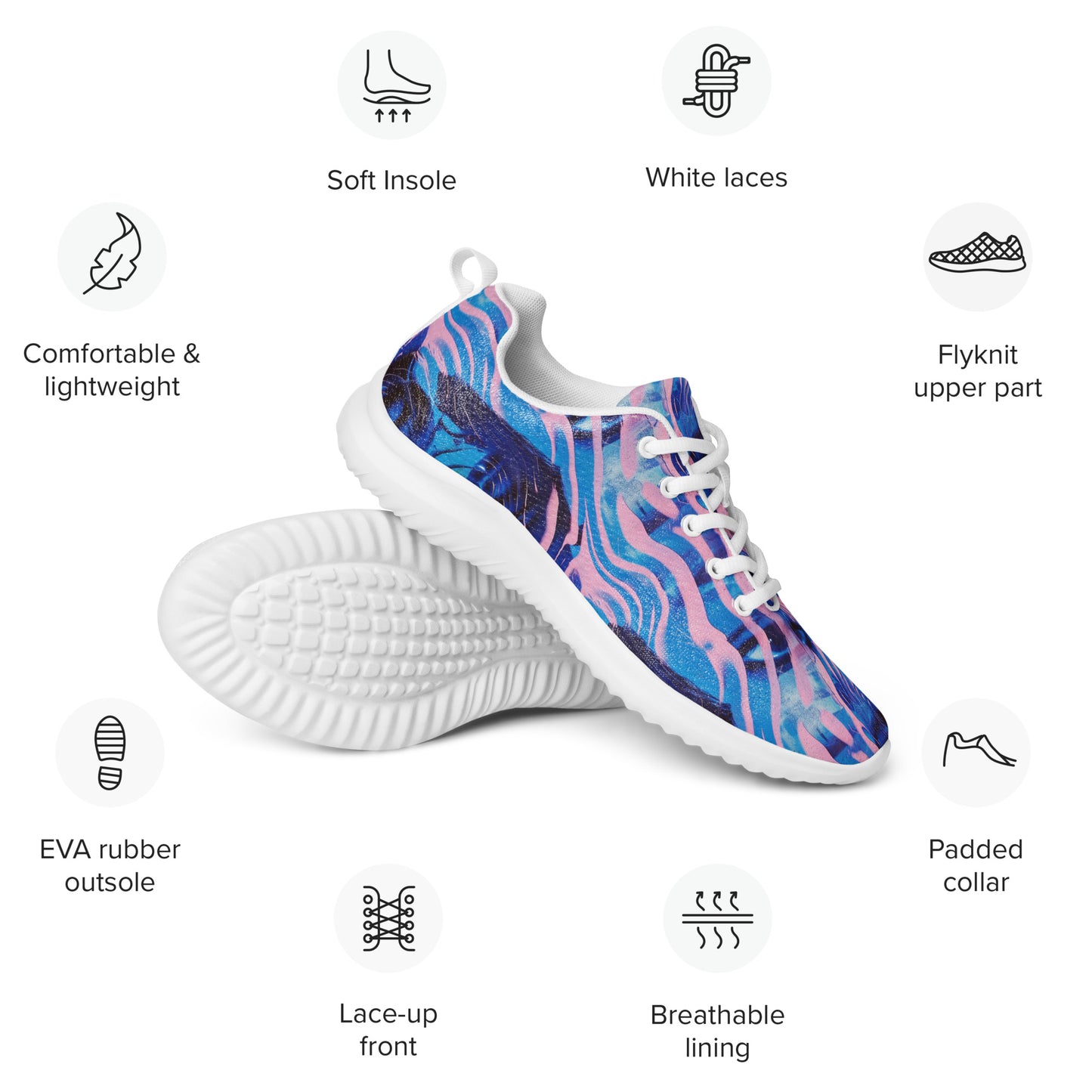 Blurred Vision Women’s Athletic Shoes