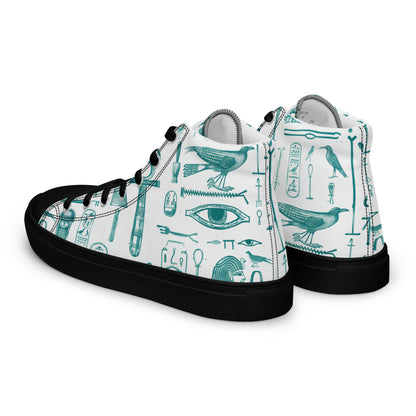 Ancient Symbology Women's High Top Canvas Shoe