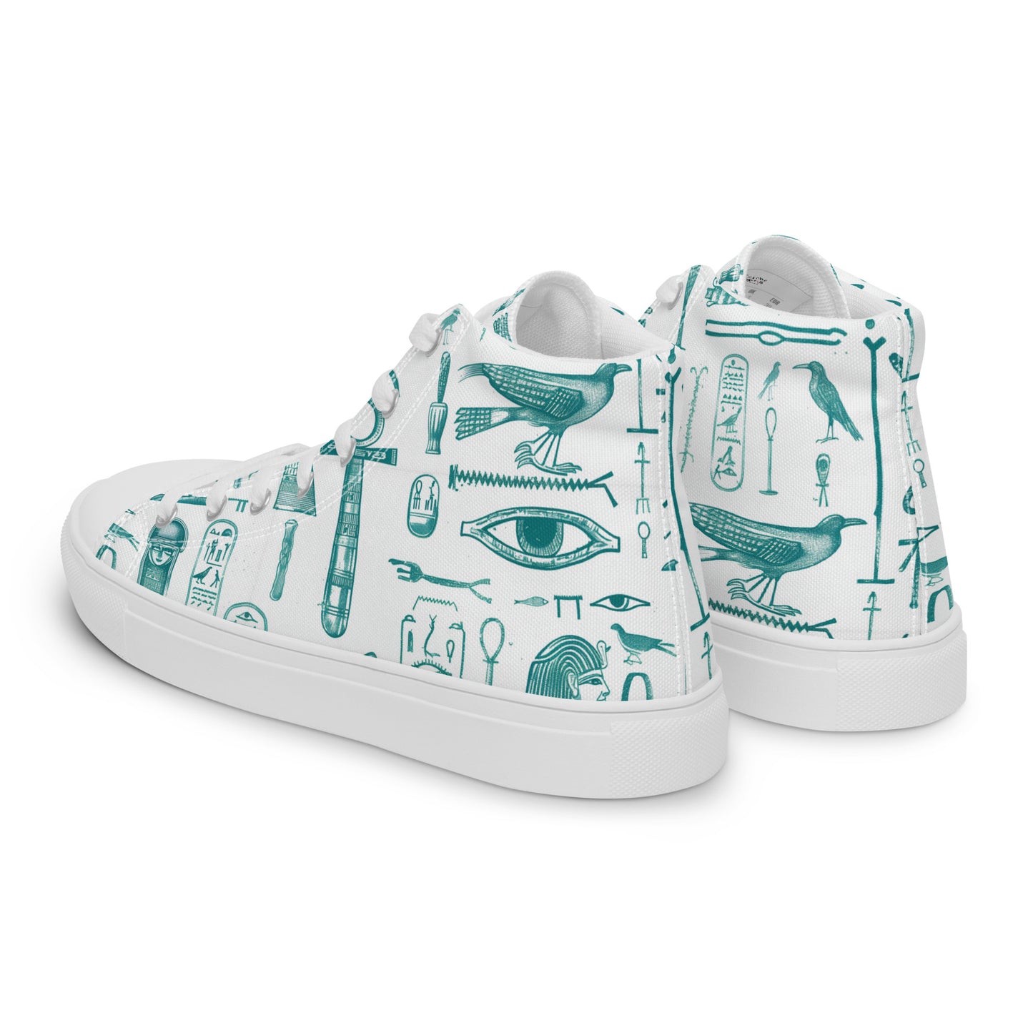 Ancient Symbology Women's High Top Canvas Shoe